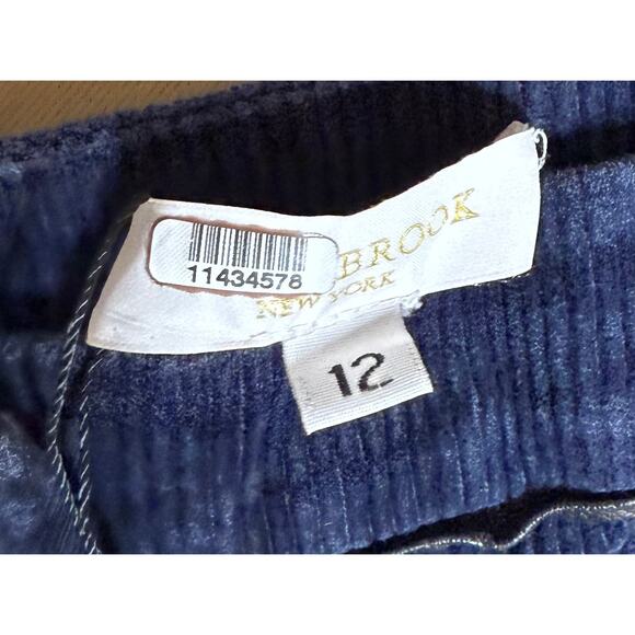 Ramy Brook Navy Corduroy Drea Skirt 12 - Picture 11 of 11